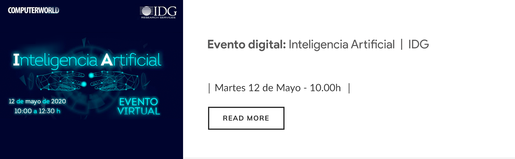 Evento IDG 12 de mayo